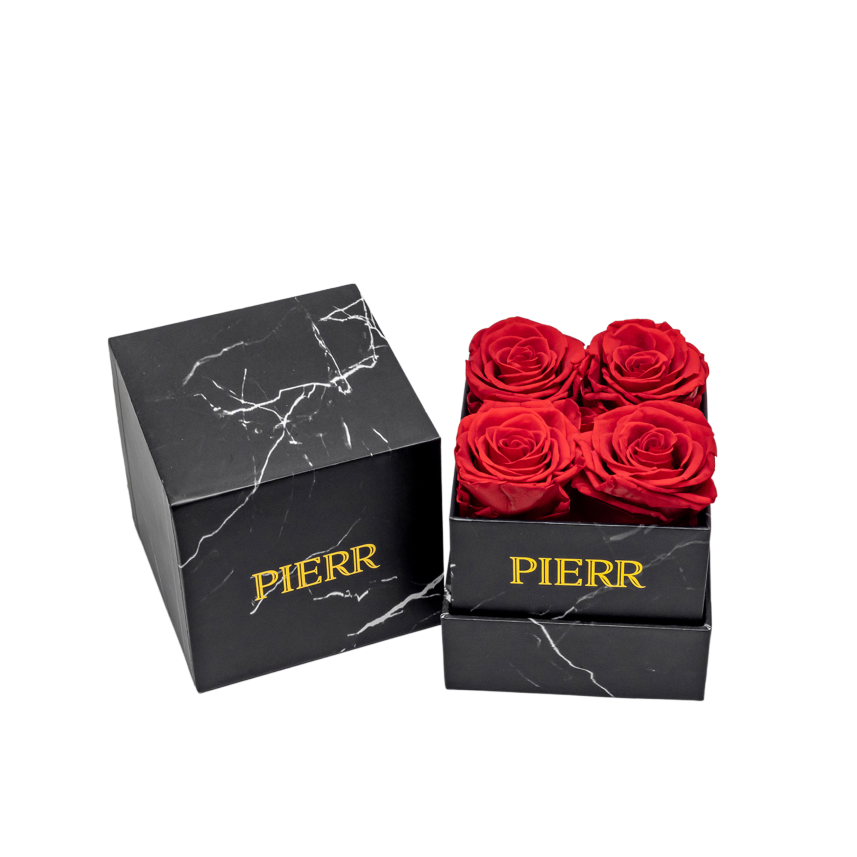 Four Preserved Roses