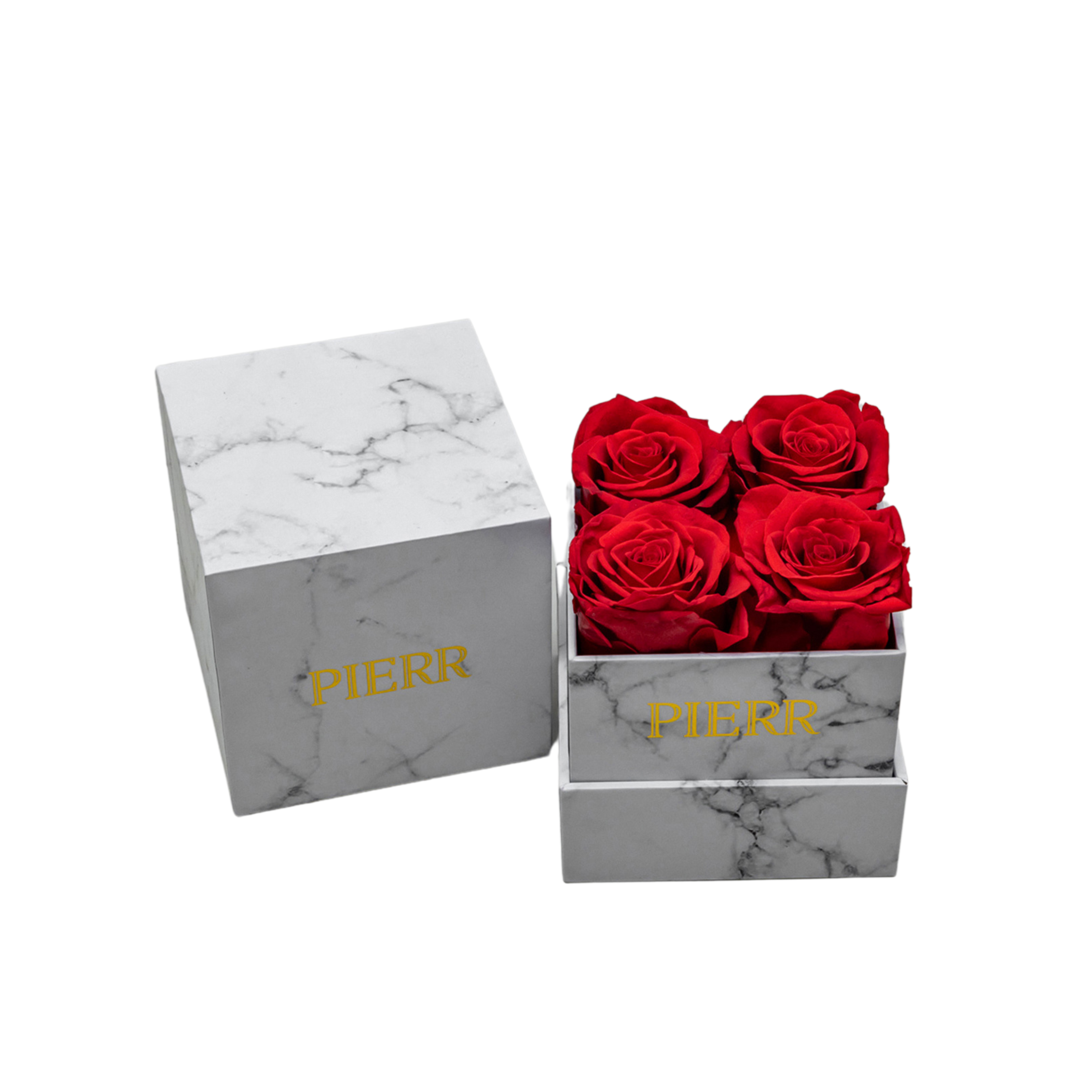 Four Preserved Roses