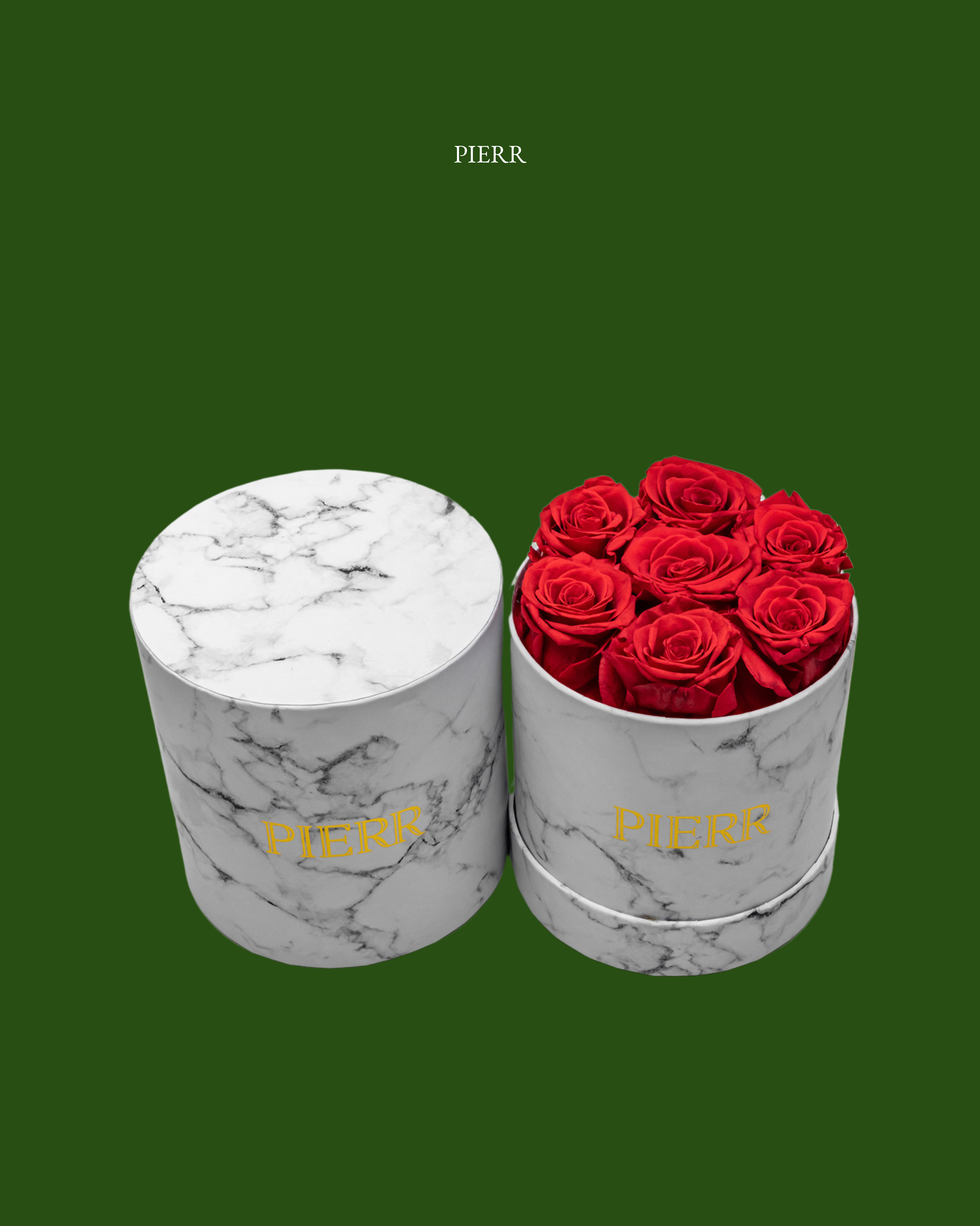 Seven Preserved Roses