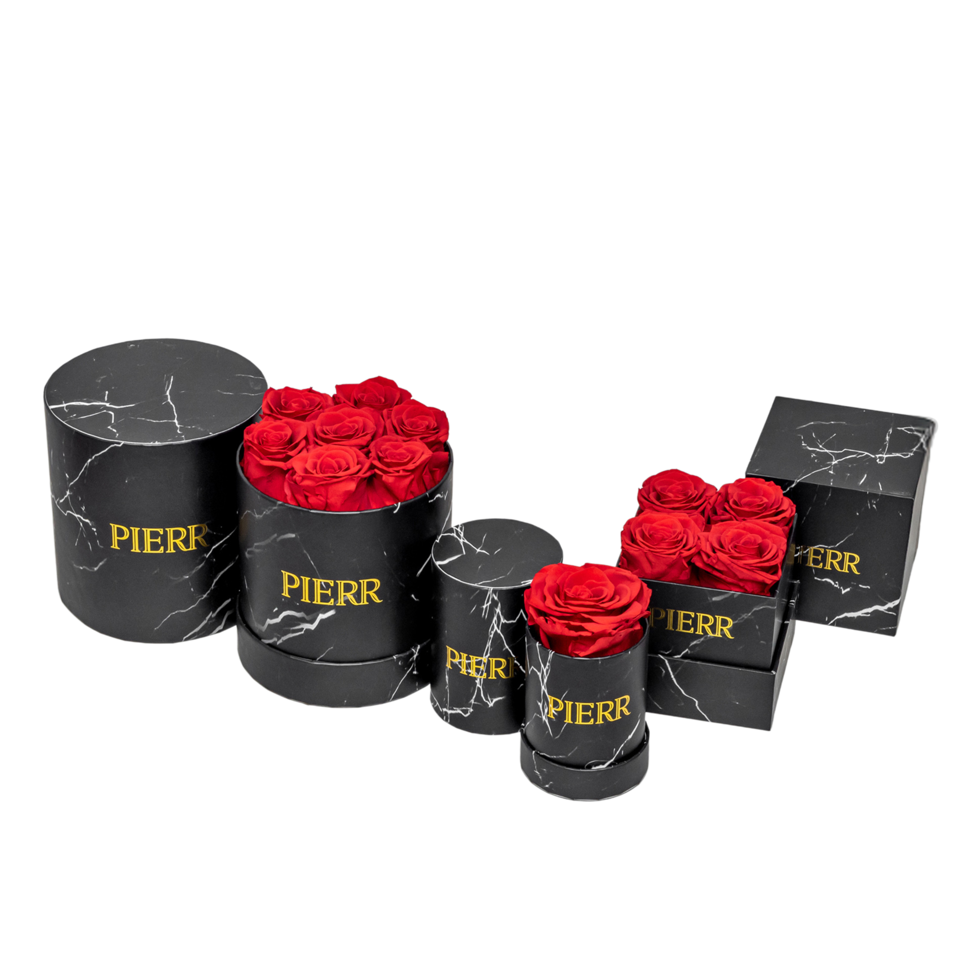 Four Preserved Roses