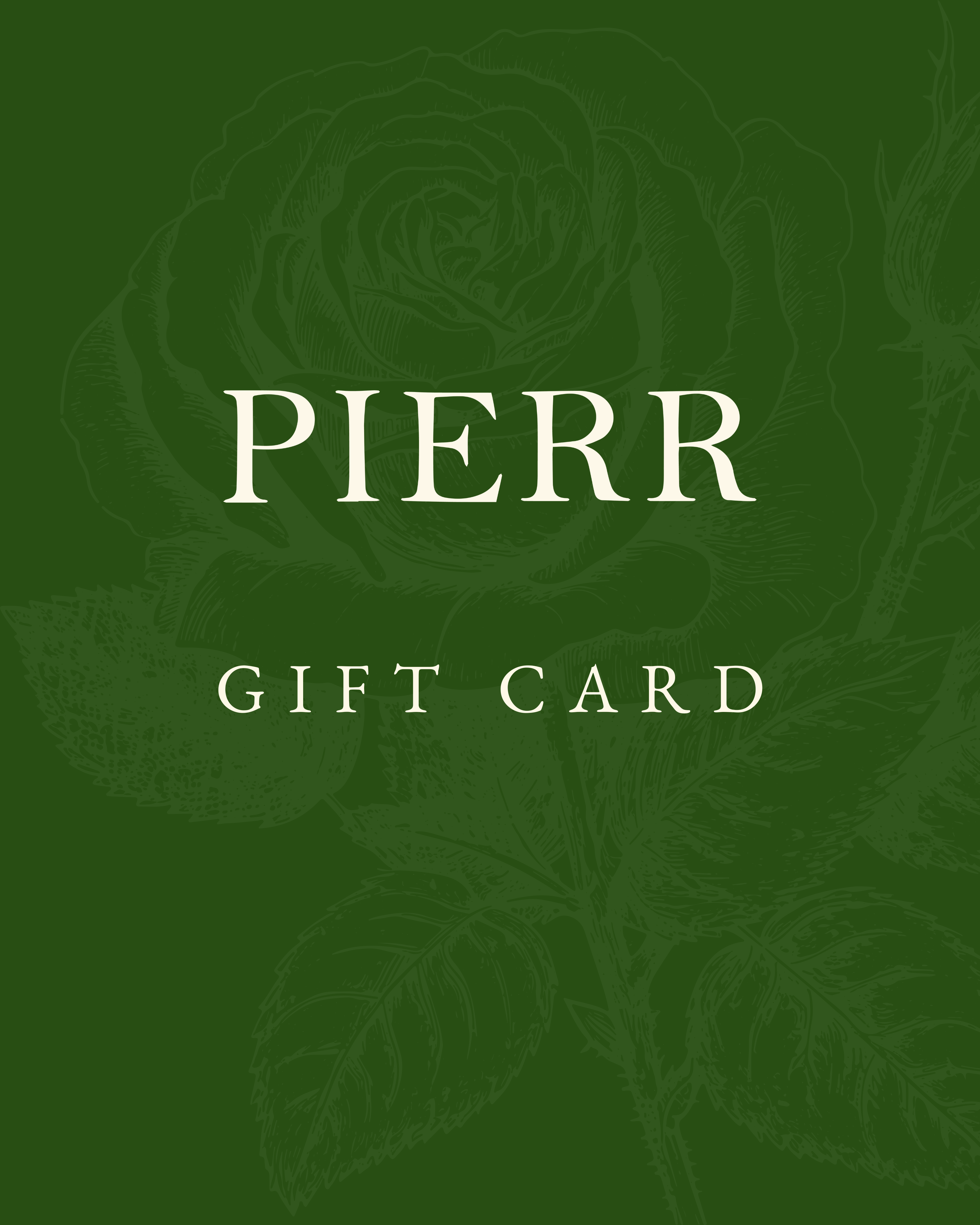 PIERR Gift Card